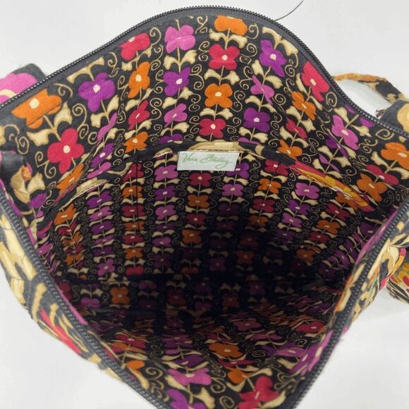 Vera Bradley Suzani Hipster Zip Closure Crossbody Bag Women's Floral Size 11" - Picture 4 of 9